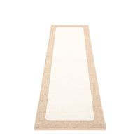 Pappelina Ilda Beige  -Vanilla Reversible 2.25 x 6 ft Rug