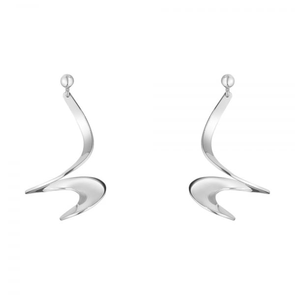 George Jensen, Moebius Sterling Silver Earring