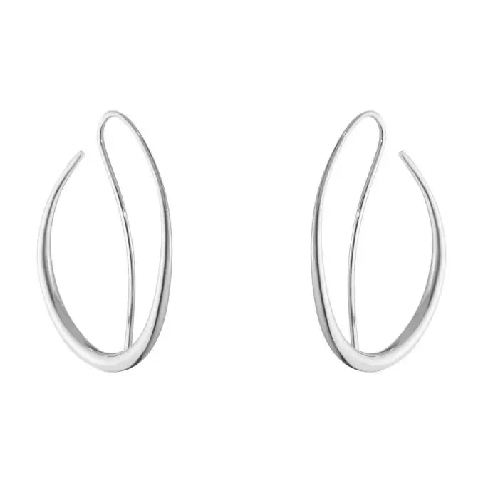 Georg Jensen, Double Ear Hoop in Sterling Silver