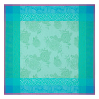 Le Jacquard Francis, Tablecloth Parfums De Bagatelle   Hydrangea 69'' x 98"