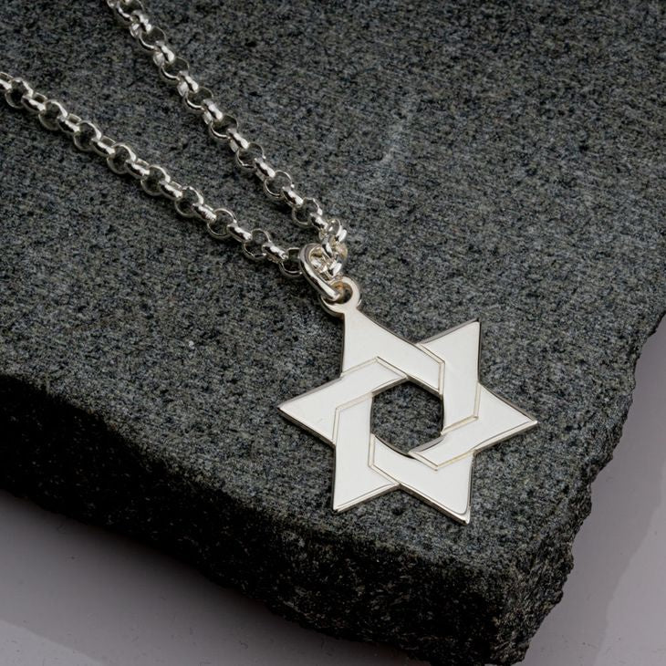 925 silver Star of David Necklace