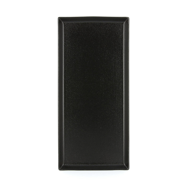 Equinox Rectangle Platter  Black  21.75'' x 11''