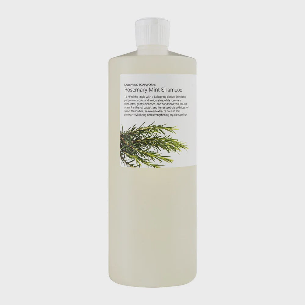 Rosemary Mint Shampoo 1lt includes Pump