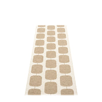 Pappelina Sten Light Nougat /Vanilla Reversible Runner.  2 1/4'' x 6'