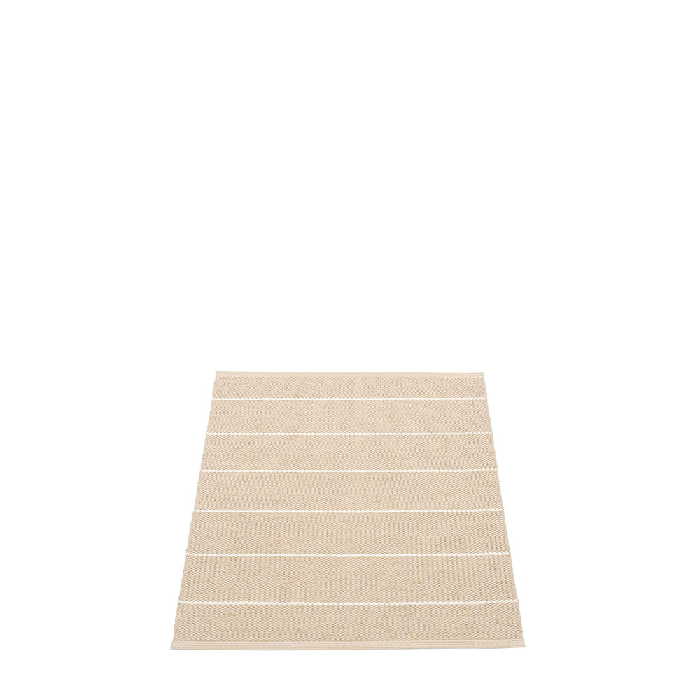 Pappelina, Carl Linen/Beige Reversible Rug 2 1/4'' x 3'