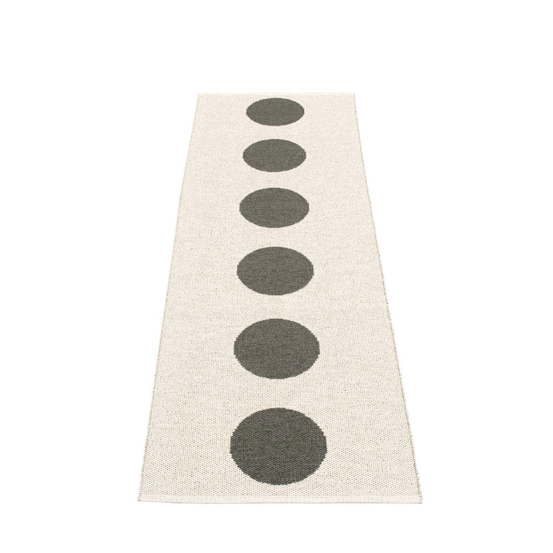 Vera Charcoal Vanilla Reversible 2.25 x 5 Pappelina Rug