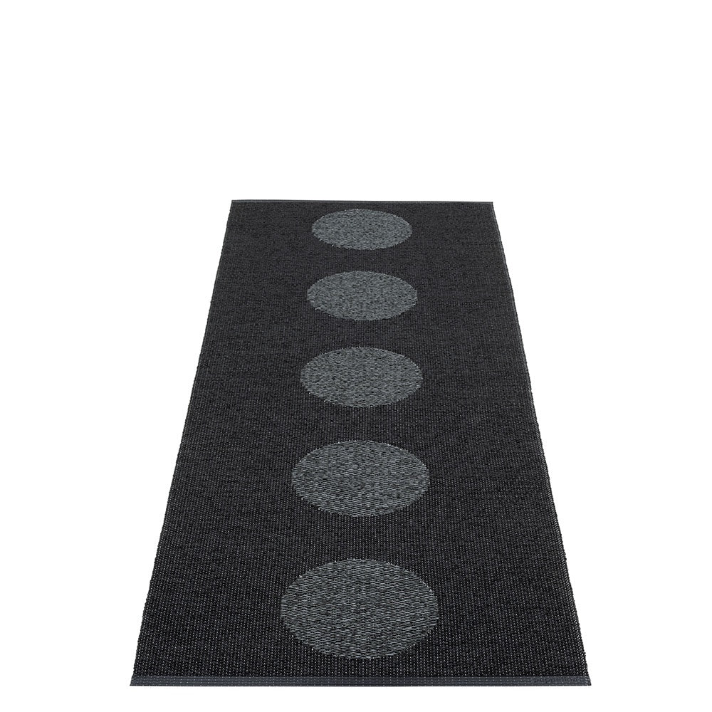 Pappelina Rug Vera2.0 Black/Black Matallic 70 X120