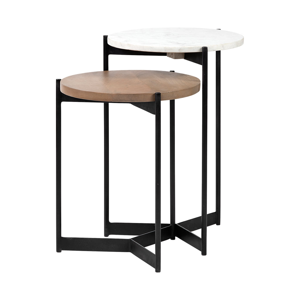 Side Table,Theo Set of 2