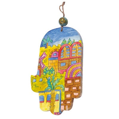 Wooden Hamsa