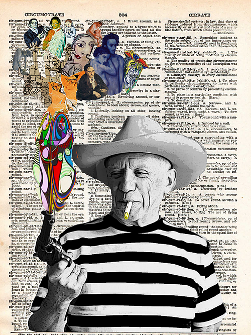 Walt Art Picasso Mixed Media
