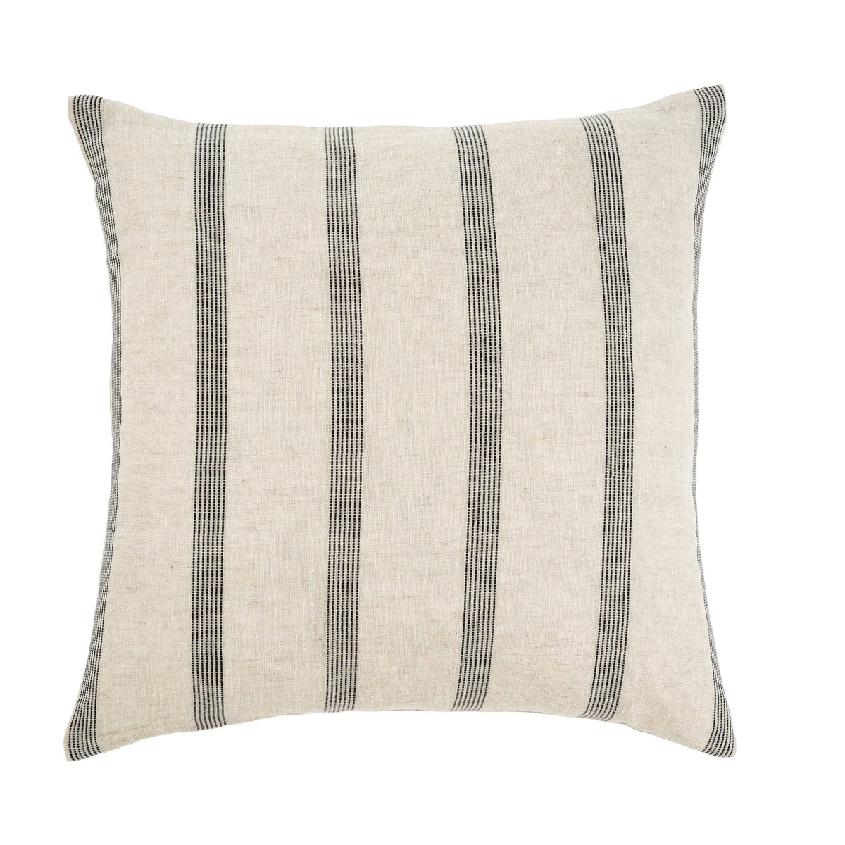 Stripe Belgium Linen Pillow 20'' x 20''