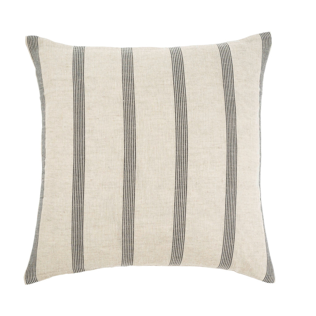Stripe Belgium Linen Pillow 20'' x 20''