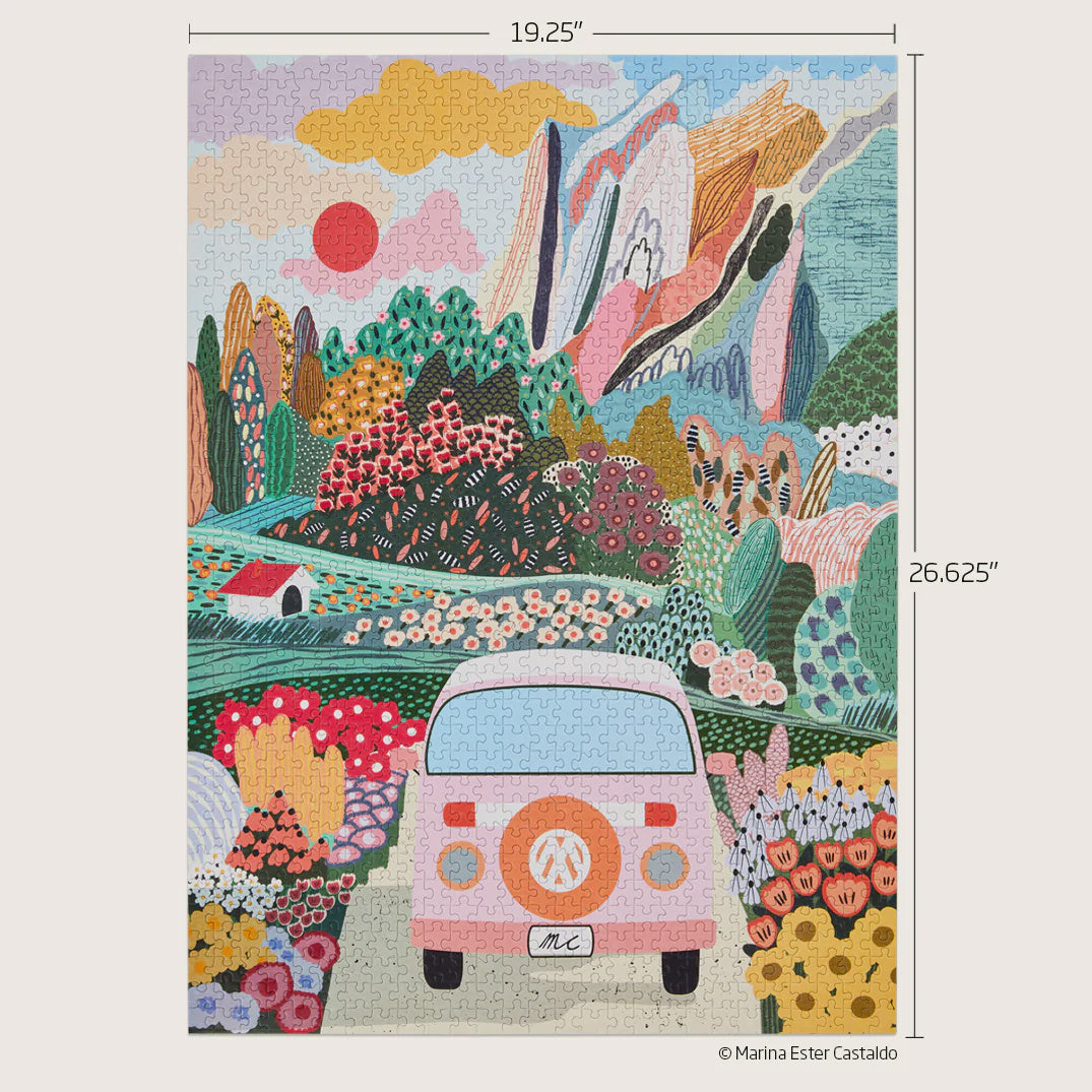 Road Trip, 1000 Piece Puzzle