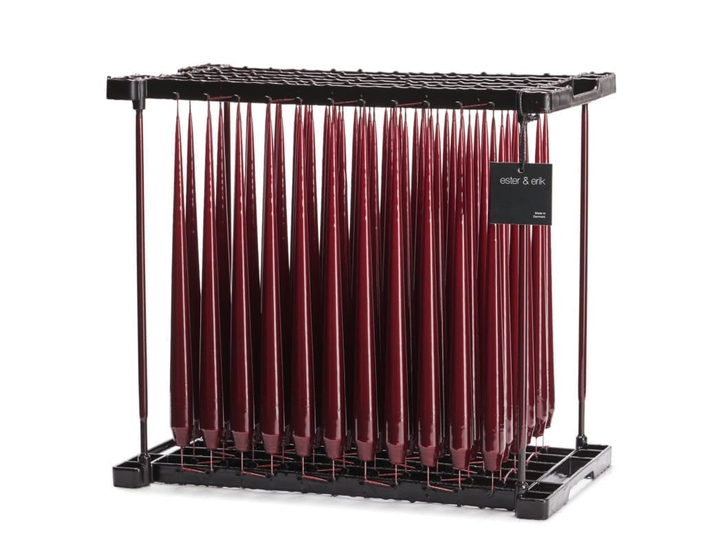 Taper Wine Red Candles set of 2