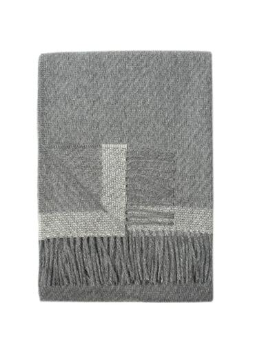 Throw Killarney Charcoal 55% Alpaca & Wool