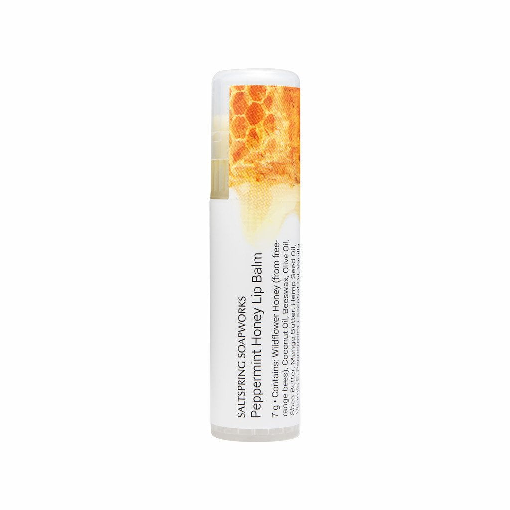 Organic Lip Balm, Peppermint Honey