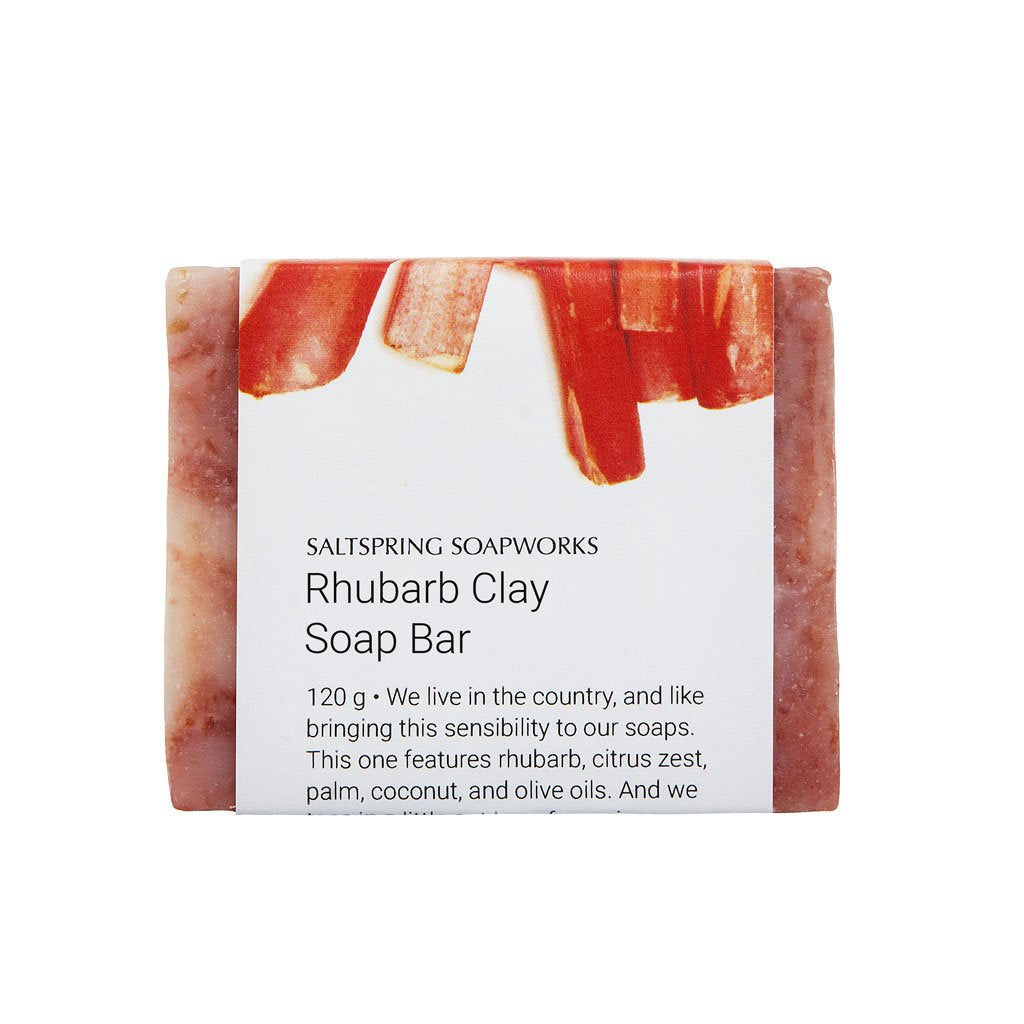 Natural Ingredient Soap, Rhubarb Clay