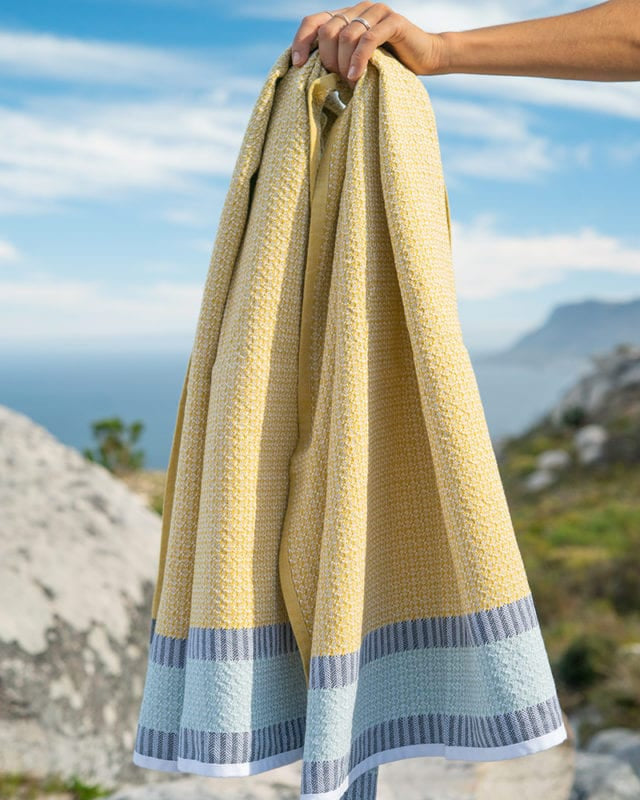 Mungo Bijou Bath Towel-Canary