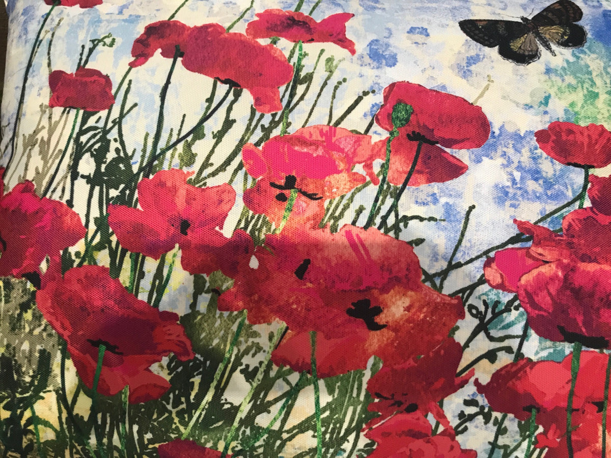 Butterflies & Poppies