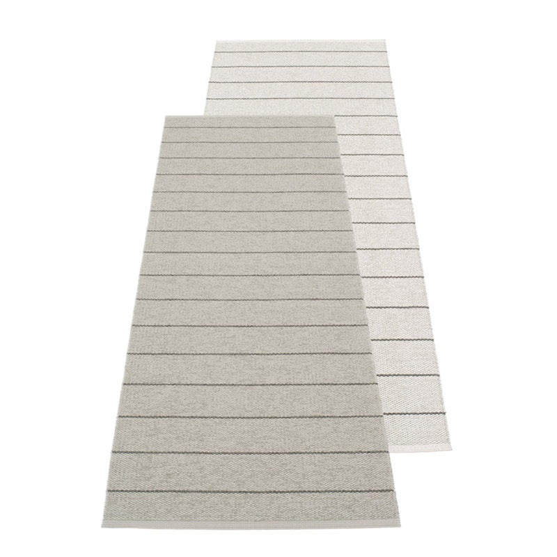 Carl Fosil Grey Reversible Pappelina Rug  2ft 4''x 6ft