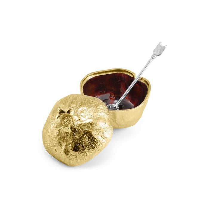 Pomegranate Mini Pot with Spoon