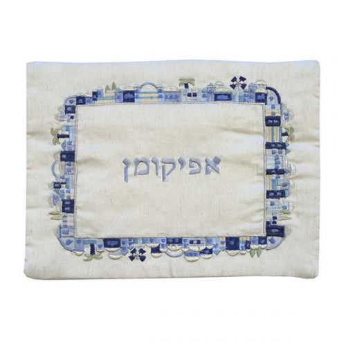 Matzah Set Blue Jerusalem