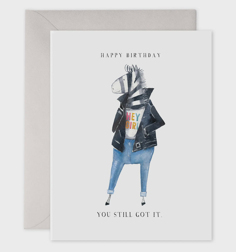 Card - Hey Girl - Happy Birthday
