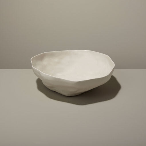 White Large Serving Bowl