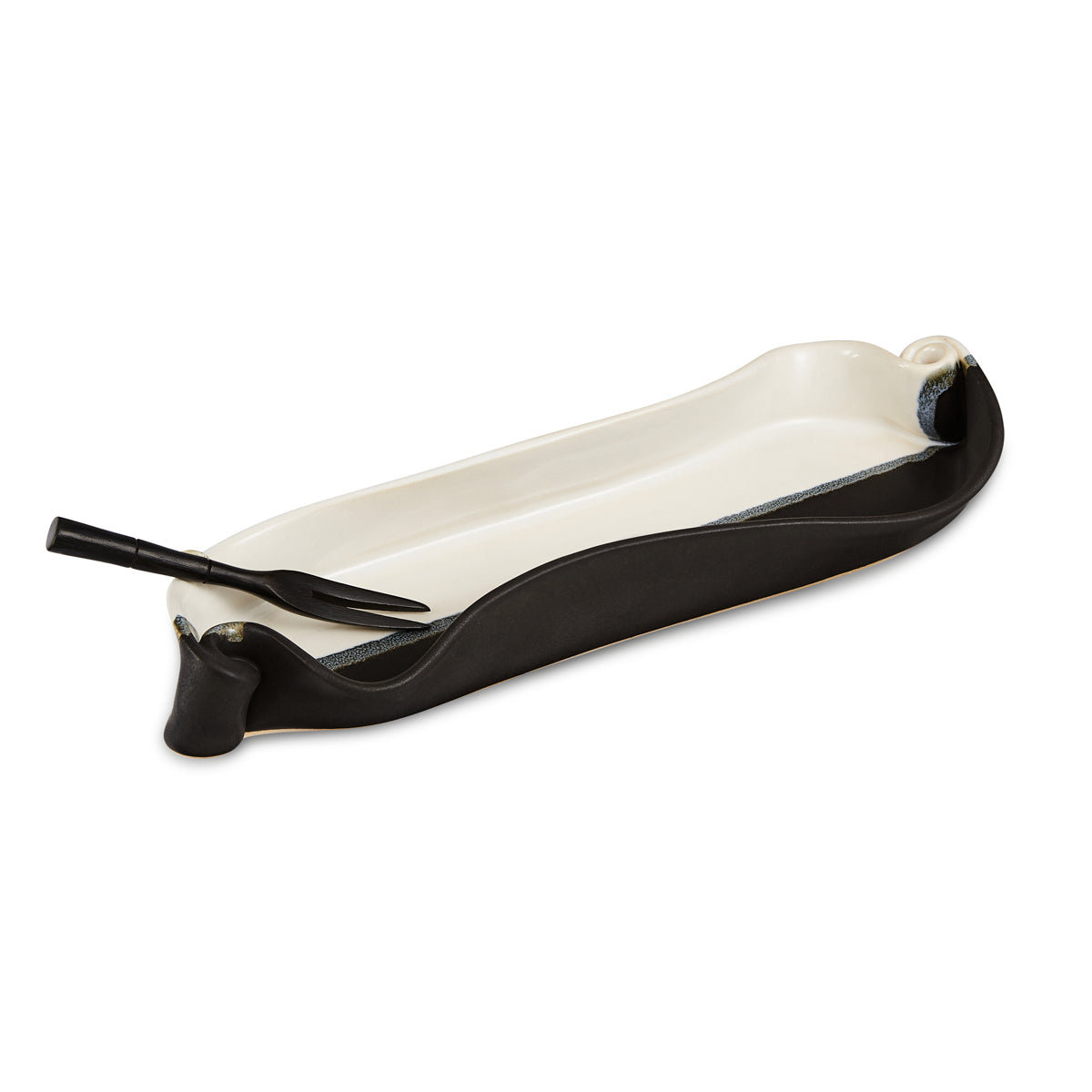 Olive Dish , Black and White  ( Adelman & Epstein Wedding Registry )