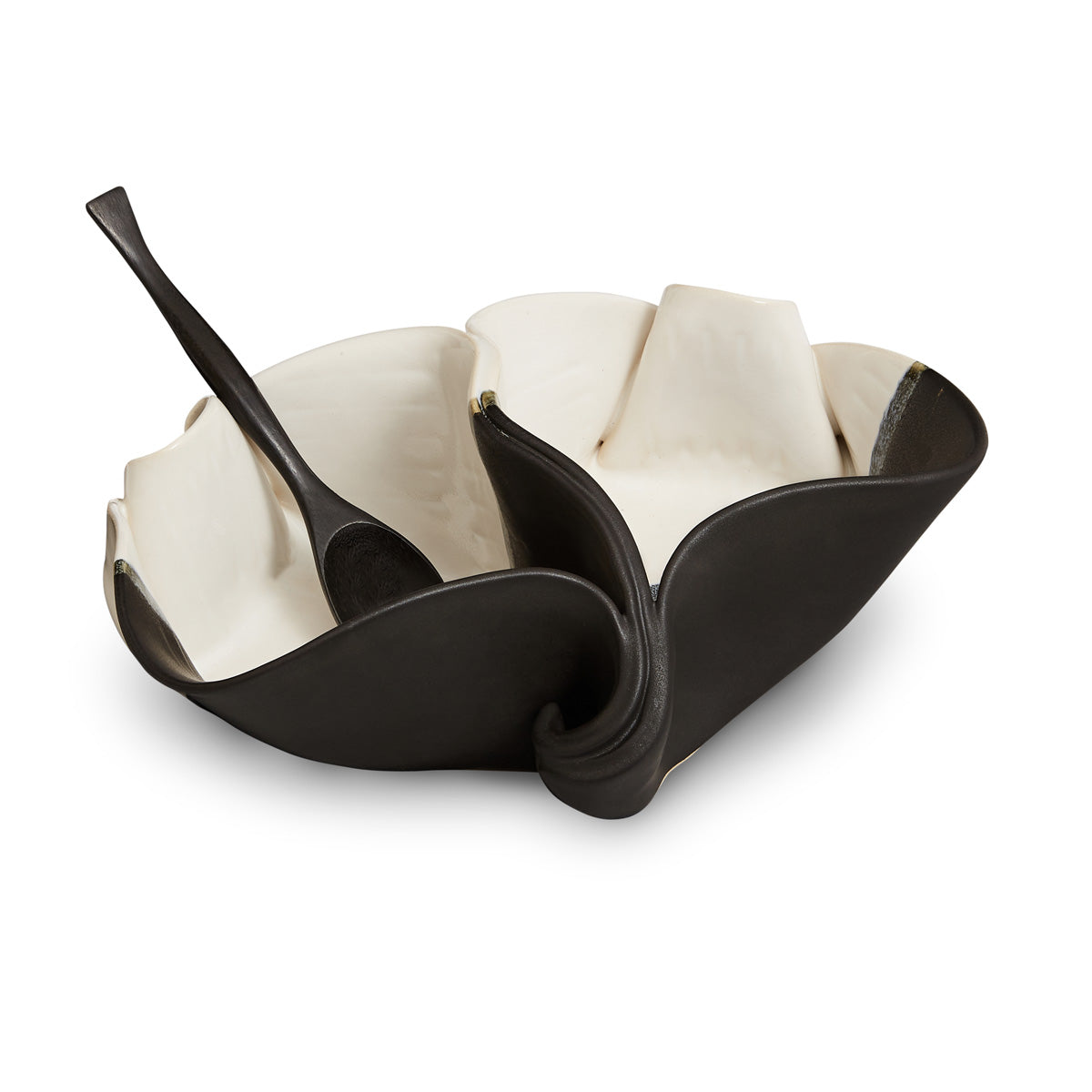 Pistachio Dish Black White ( Adelman & Epstein Wedding Registry )