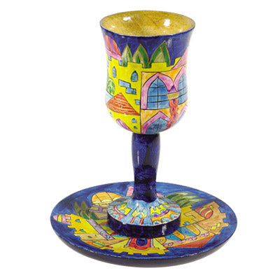Kiddush Cup, Hand Painted