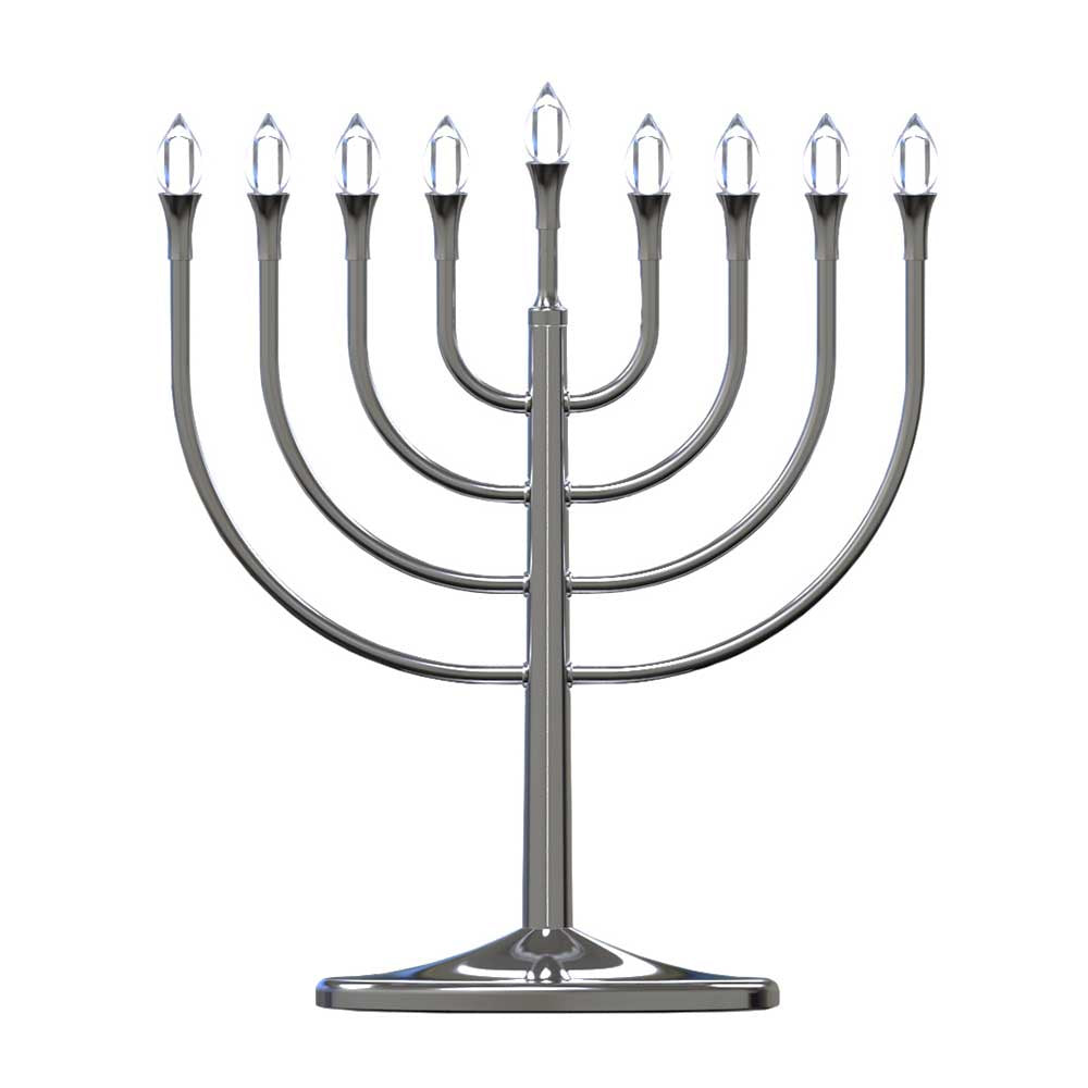 LED Electric Display Menorah with USB Option