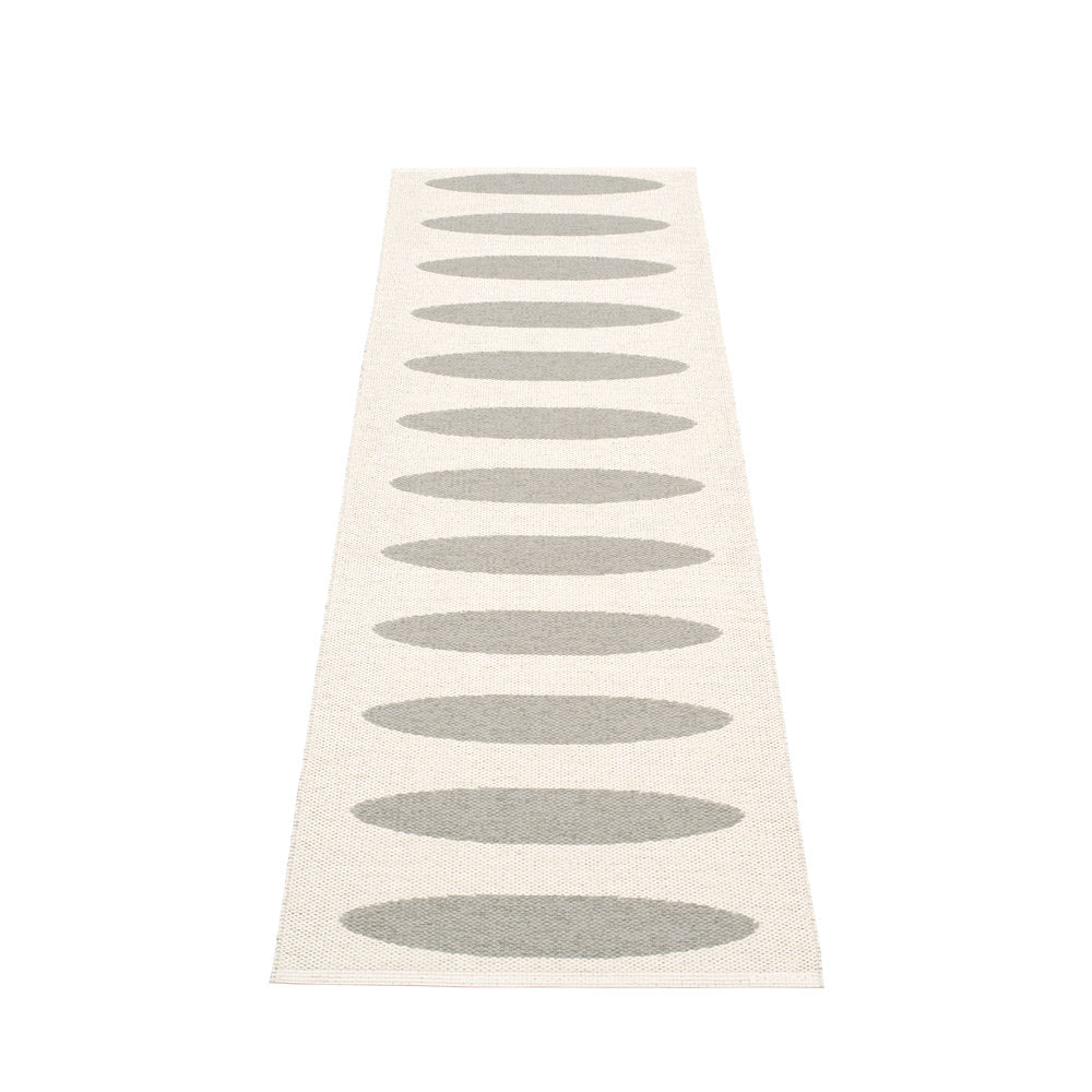 Pappelina  Ella Warm Grey - Vanilla Reversible  Rug 2.25 x 7.5'