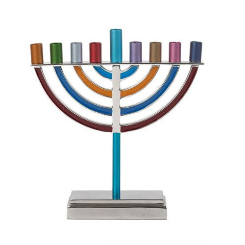 Modern Multi Colour Menorah