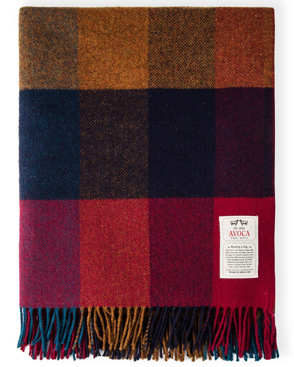 Avoca Harriet  Lap Throw 100% Lambswool