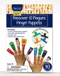 Ten Plagues Foam Finger Puppet Kit