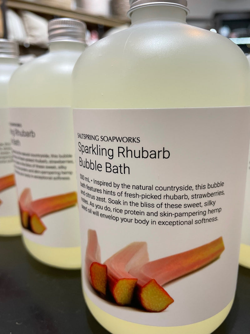 Rhubarb Bubble Bath
