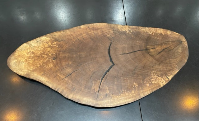 Black Walnut Oval Charcuterie Board   22'' x 11''