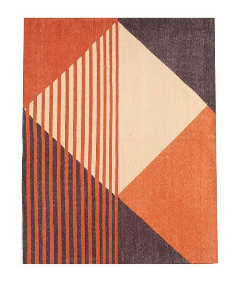 Hand Loomed Sol Terracotta Rug 4ft x 6ft