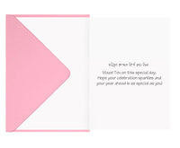 Card - Bat Mitzvah Hand Made KJ607