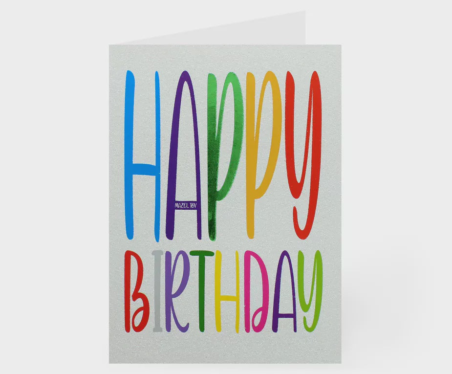 Foiled Happy Birthday Card