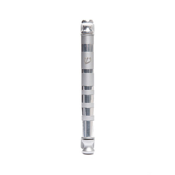 Mezuzah Silver Stripes Cylinder