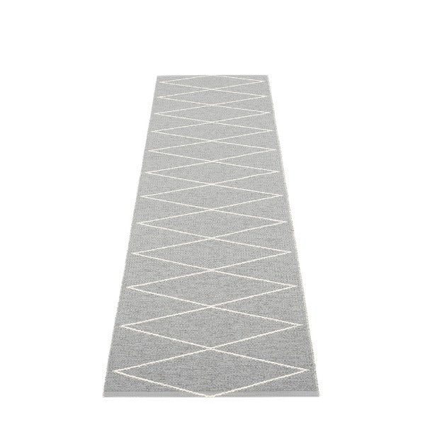 Max Grey Reversible 2 ft 4''  x 5.25 Pappelina Rug