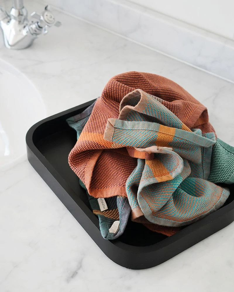 Face Cloth, Stack of 4 Rust Colours – Olive+Wild