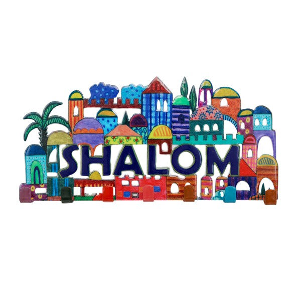 Key Rack Lazer Cutout  " Shalom "