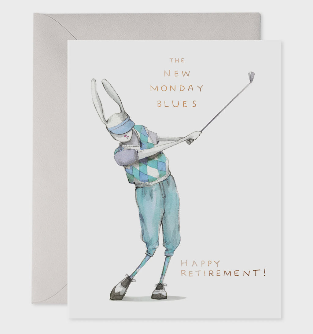 Card - New Monday Blues- Happy Retirement