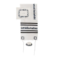 Jerusalem blue Emb Tallit