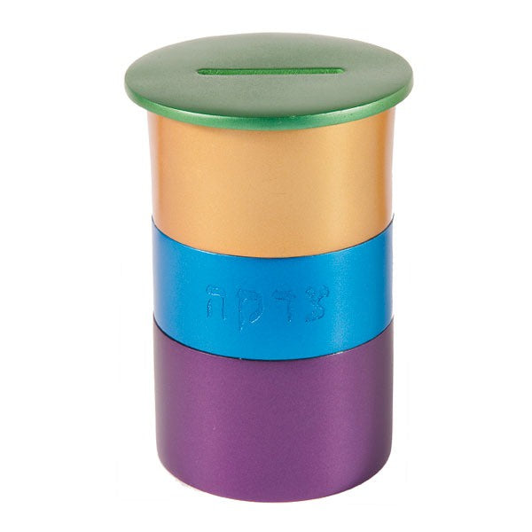 Tzedakah Box-,Green Multicolour