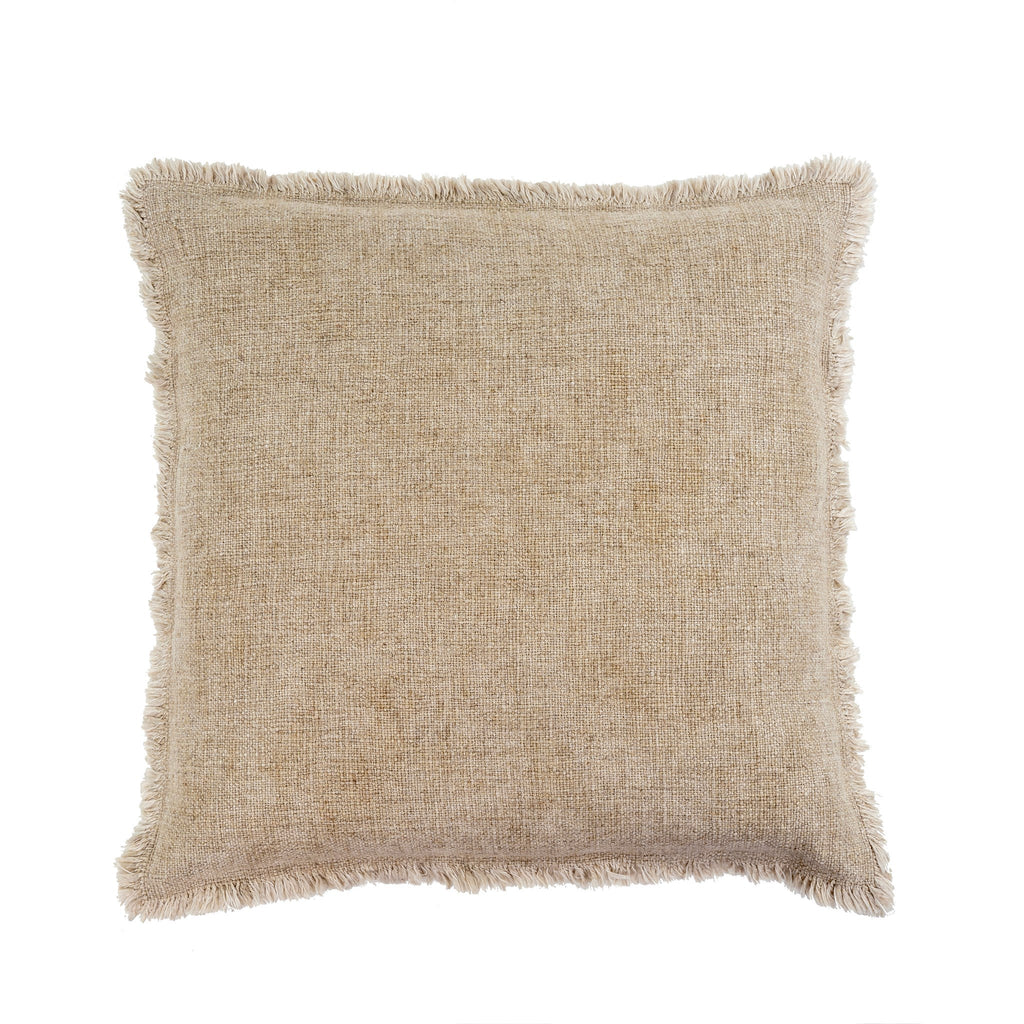 Linen Cotton Scatter Pillow, Natural 20'' x 20''