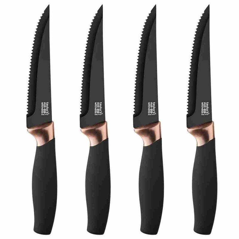 Steak Knives, Copper set of 4